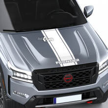 Nissan Frontier S SV Pro-4x motorkap sticker streep vinyl lijn logo grafische stickers sticker
 3