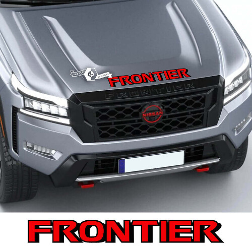 FRONTIER Motorkaplettering Vinylsticker voor Nissan Frontier