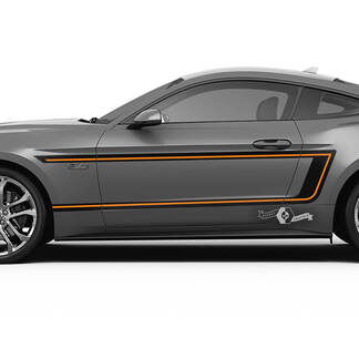 Paar Deuren Spatbord Strepen voor Ford Mustang Shelby GT500 GT350 GT500 GT350 Mach 1 Mach 1 Logo 2 Kleuren
 1