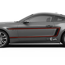 Deurstijlstrepen Sticker Graphic 4 Voor Musclecar Musclecarmodel Shelby GT500 GT350 2