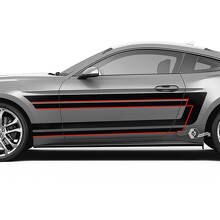 Deurstijlen Fender Strepen Sticker Graphic Voor Musclecar Musclecarmodel Shelby GT500 GT350 2