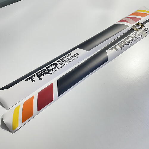 TRD Vintage Off Road Side Vinyl Stickers Decal geschikt voor Tacoma 2013-2024 of Tundra 2016-2024
