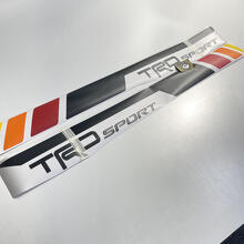 TRD Vintage Sport Side Vinyl Stickers Decal geschikt voor Tacoma 2013-2024 of Tundra 2016-2024
 2