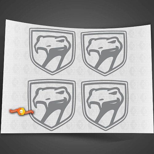 Viper remklauw vinyl decal set voor Dodge Viper