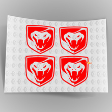 Viper remklauw vinyl decal set voor Dodge Viper_2