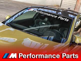 BMW M Performance Parts Voorruitbanner Raamsticker
 1