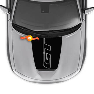 GT-motorkapsticker voor Dodge Charger 2015-2024
 1