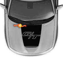 GT-motorkapsticker voor Dodge Charger 2015-2024
 3