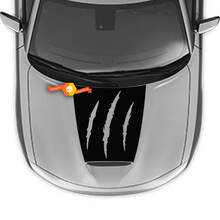 BEAST Claw Scratch Marks Hood Sticker sticker voor Dodge Charger 2015-2024
 4