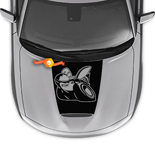 Scat Pack Stijl Motorkap Vinyl Sticker voor Dodge Charger 2015-2024_1