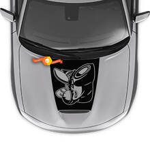 Scat Pack Stijl Motorkap Vinyl Sticker voor Dodge Charger 2015-2024_2