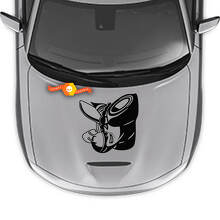 Scat Pack Stijl Motorkap Vinyl Sticker voor Dodge Charger 2015-2024_4