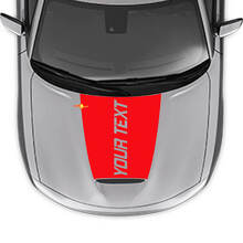 Aangepaste Tekst Blackoot Motorkap Vinyl Sticker voor Dodge Charger 2015-2024_3