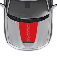 Aangepaste Tekstrand Kap Vinyl Decal voor Dodge Charger 2015-2024_3