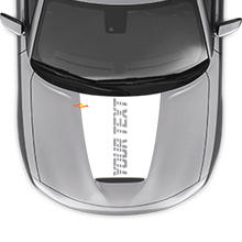 Strobe Custom Tekst Motorkap Vinyl Sticker voor Dodge Charger 2015-2024_2
