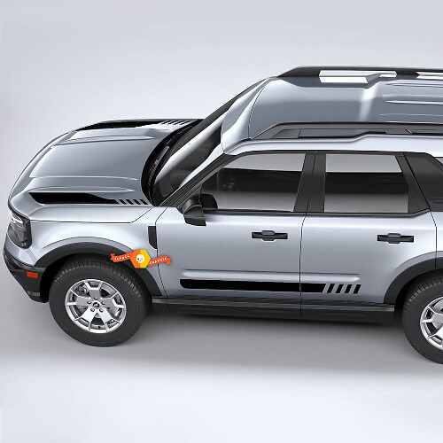 Ford Bronco Sport First Edition Kit motorkap en zijkanten strepen stickers stickers
