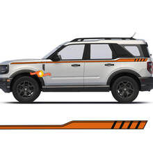 Ford Bronco Sport First Edition Sides Up Stripes Decals Stickers 2 kleuren
 2
