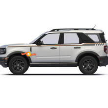 Ford Bronco Sport eerste editie zijkanten naar boven strepen stickers stickers
 3