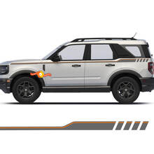 Ford Bronco Sport eerste editie zijkanten naar boven strepen stickers stickers
 4