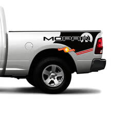 Paar Mopar Decals Racing-strepensticker geschikt voor Dodge Ram Mopar Hemi
 2