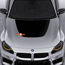 2023 BMW M2 G87 M Performance Parts Hood Wrap sticker vinyl sticker
 2