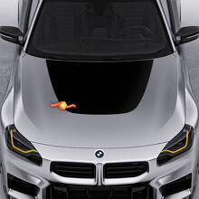 2023 BMW M2 G87 M Performance Parts Hood Wrap sticker vinyl sticker
 2