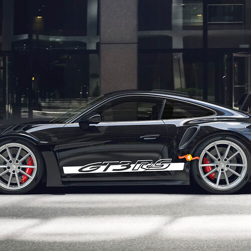 Porsche 911 991 992 Gt3 RS GT3RS zijstrepen Kit sticker sticker
