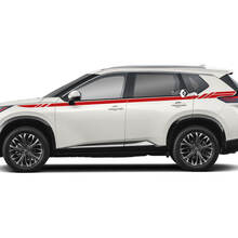 Paar Nissan Rogue Side Up deur strepen sticker sticker vinyl afbeelding
 2