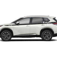Paar Nissan Rogue Side Up deur strepen sticker sticker vinyl afbeelding
 3