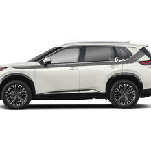 Paar Nissan Rogue Side Up deur dubbele strepen sticker sticker vinyl afbeelding
 2