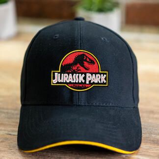 Jurassic Park Trucker Hat geborduurd logo
 1