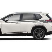 2x Nissan Rogue Side Up deur strepen sticker sticker vinyl afbeelding
 2