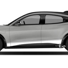 Paar Ford Mustang MACH-E MACH E Trim Rocker Panel Stripes Side Door Decal vinylstickers
 2