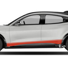 Paar Ford Mustang MACH-E MACH E Trim Rocker Panel Stripes Side Door Decal vinylstickers
 3