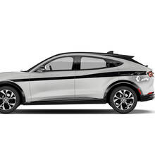 Paar Ford Mustang MACH-E MACH E voorspatbord toplijn strepen zijdeur achterspatbord sticker vinylstickers
 3