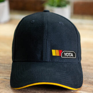 YOTA Toyota Retro Classic Stripe Trucker Hat Geborduurd Logo Baseballpet
