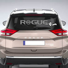 Nissan Rogue-logo achterruit vinyl sticker sticker afbeelding
 2