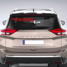 Merklettering & USA-vlag achterraam vinyl decal sticker voor Nissan Rogue_3