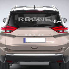 Nissan Rogue-logo venster vinyl sticker sticker afbeelding
 4