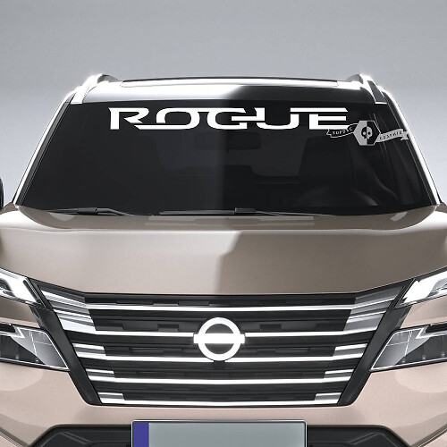 Nissan Rogue voorruit venster vinyl sticker sticker afbeelding
