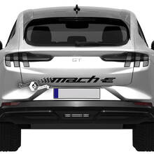 Achterste geruite streep sticker voor Ford Mustang MACH-E MACH E vinylsticker
 2