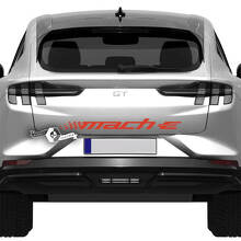 Achterste geruite streep sticker voor Ford Mustang MACH-E MACH E vinylsticker
 8