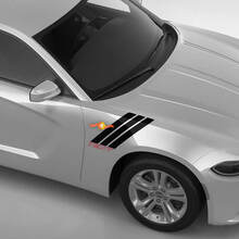 Dodge Charger Fender Hash Three Stripes vinylstickers
 3