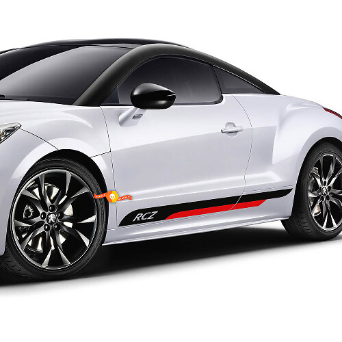 Peugeot RCZ Zijstrepen Vinylstickers Decals
