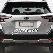 Suba Outback achterste topografische kaart vinyl sticker sticker afbeelding
 2