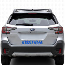 Topografische stijl aangepaste tekst kofferdeurgelijk voor Subaru Outback_2