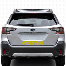Topografische stijl aangepaste tekst kofferdeurgelijk voor Subaru Outback_5