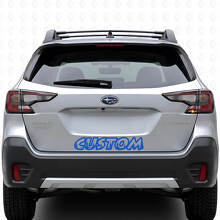 Forest Style Aangepaste Tekst Kofferbakdeksel Vinyl Sticker voor Suba Outback_2