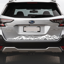 Suba Outback achterbumper bergen vinyl sticker sticker afbeelding
 2