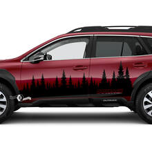 Suba Outback zijdeuren bomen Vinyl Sticker sticker afbeelding
 2